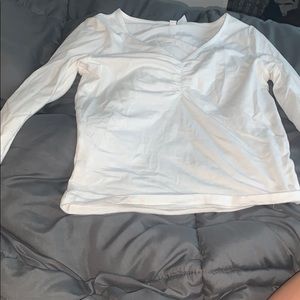 A white long sleeve